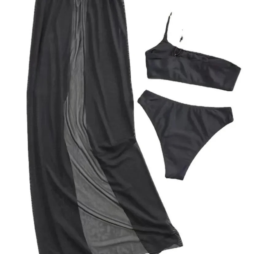 Wholesale Backless three-piece swimsuit